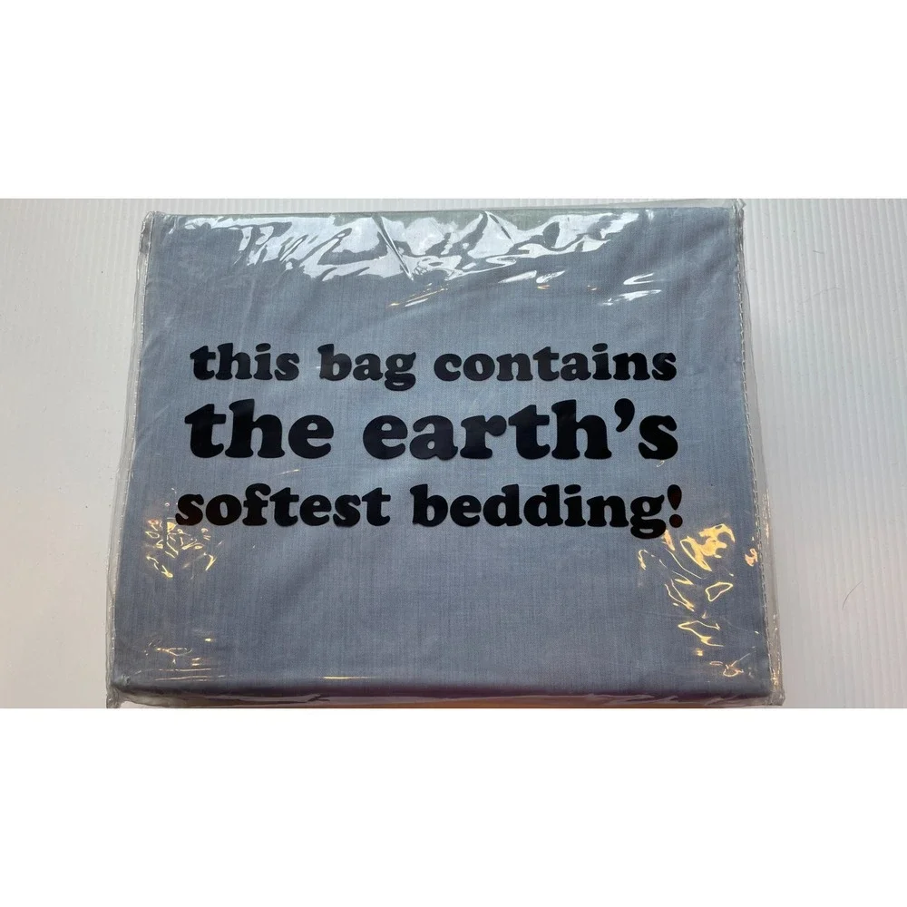 Buffy Breeze Dark Blue Eucalyptus Tencel Lyocell Full Queen Size Duvet Cover nip